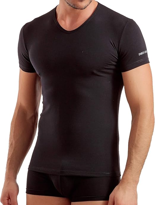 maglietta intima uomo enrico coveri scollo a v maglietta intima uomo enrico coveri scollo a v